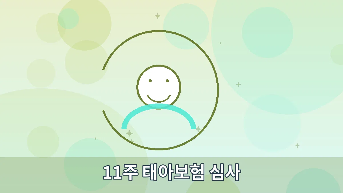 11주 태아보험 심사 안내 이미지 3
