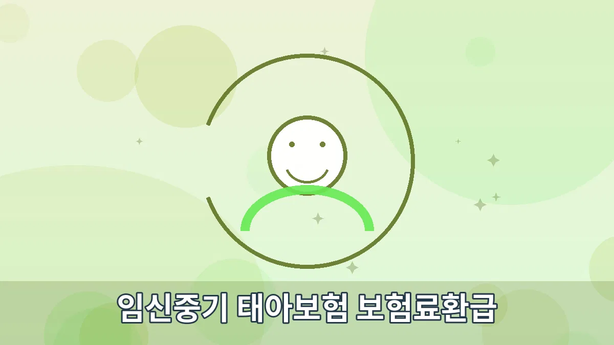 임신중기 태아보험 보험료환급 안내 이미지 1
