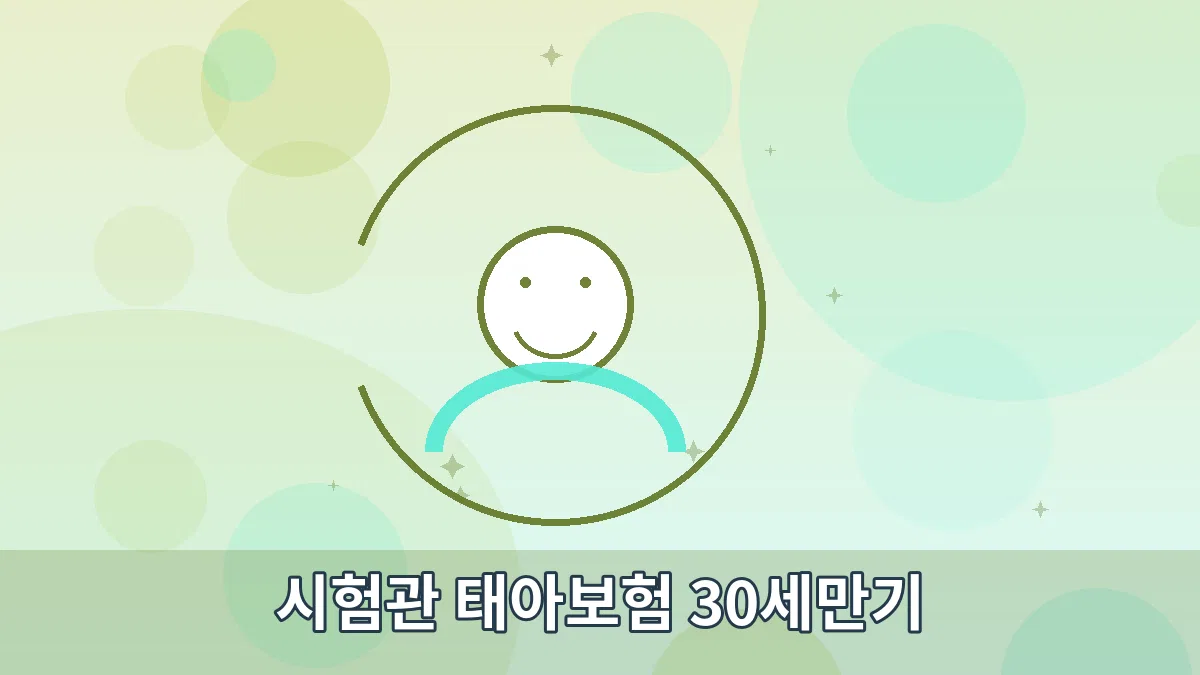 시험관 태아보험 30세만기 안내 이미지 3