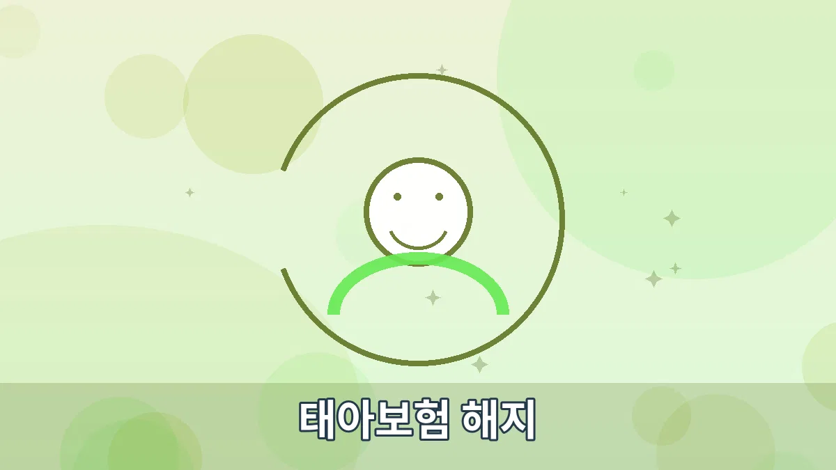 태아보험 해지 안내 이미지 1