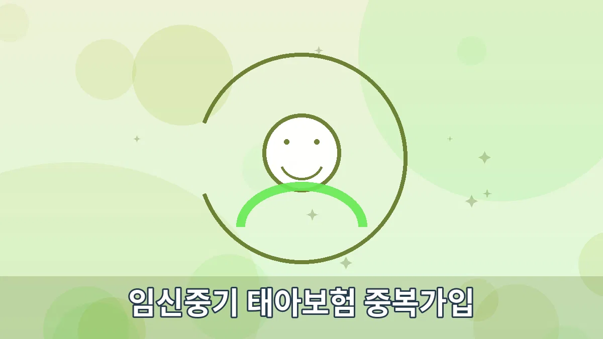 임신중기 태아보험 중복가입 안내 이미지 1