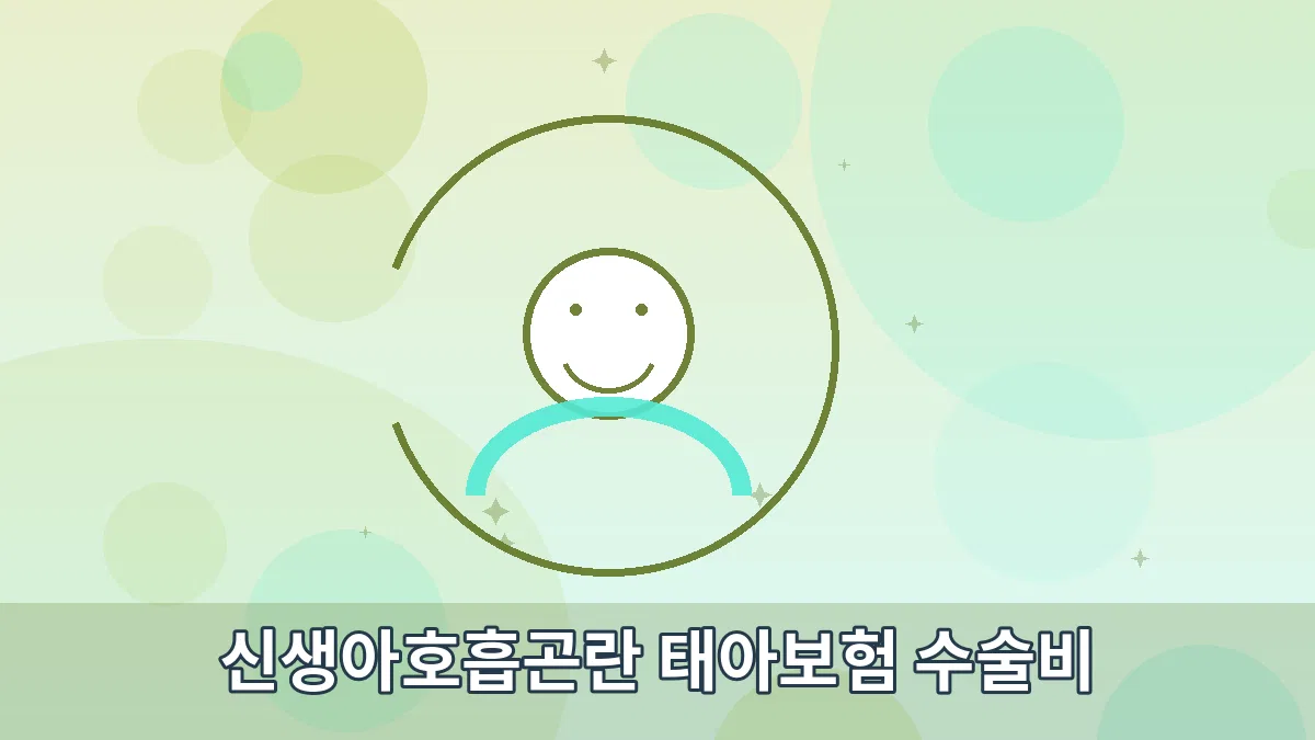 신생아호흡곤란 태아보험 수술비 안내 이미지 3